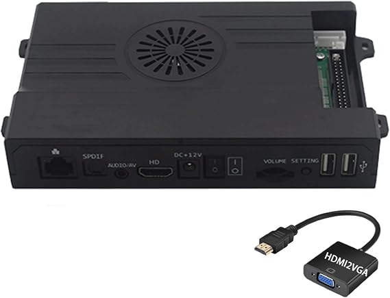 3D Box EX 10000 in 1, WlFl Market, 32G SD Card, Add 2D 3D Game, Supports Up to 4 Players, multilingual (5200 Games WlFl)