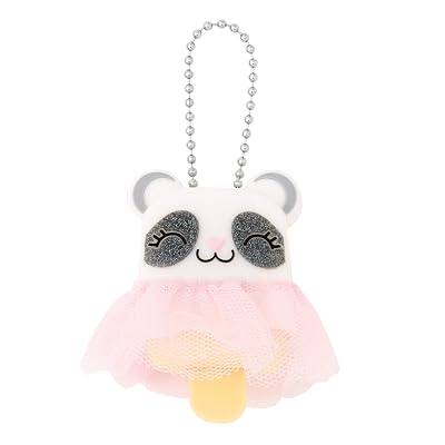Claires Pucker Pops Tutu Panda Lip Gloss for Girls, Strawberry, 1 Piece