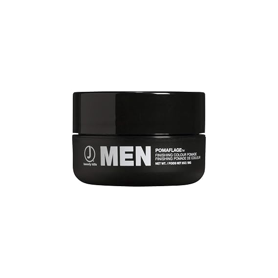 J Beverly Hills Men's Pomaflage Finishing Color Pomade Grey Concealer, 2 Oz