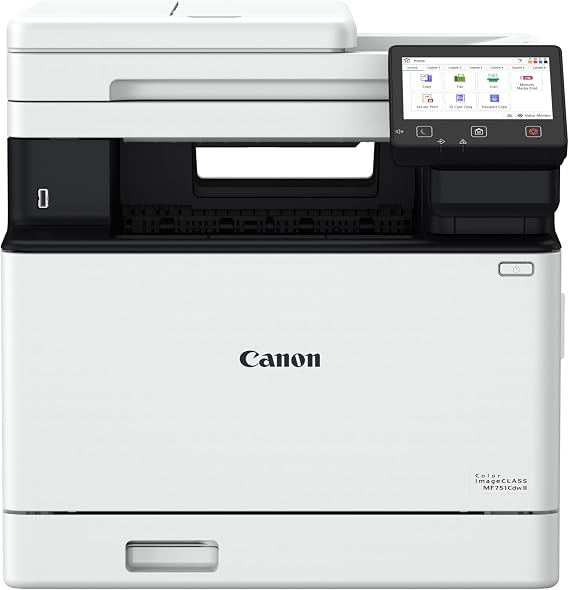 Canon Color imageCLASS MF751Cdw II - Wireless Duplex Laser Printer, Multifunction with Copier, Scanner, Automatic Document Feeder, 35 PPM