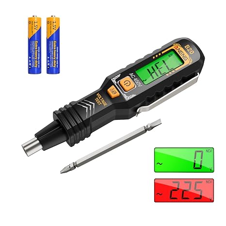 ANENG Non-Contact Voltage Tester, Double-Head Slotted/Crosshead Screwdriver