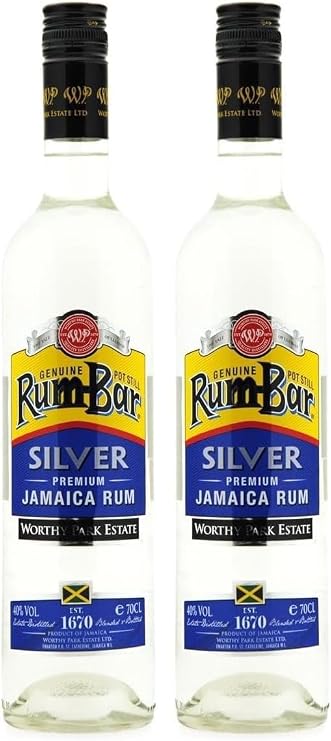 Rum-Bar Silver, 700 ml (Pack of 2)