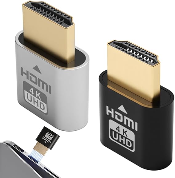 4K Wireless HDMI Streaming Device, Smart TV Streaming Stick Display Adapter Mobile Screen Mirroring Receiver for TV PC Mobile Plug & Play Smart Media Player Access All Channel Ultra HD Casting 2 Pack