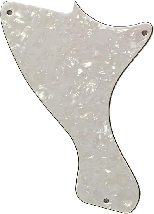 For Gibson JR LP Les Paul Junior Guitar Pickguard Scratch Plate (4 Ply White Pearl)