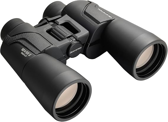 OM SYSTEM 10x50 S Binoculars - Wide View Field Glasses for Birdwatching