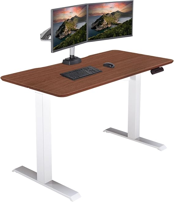 Vari Essential Electric Standing Desk 48x24 Hazel Wood