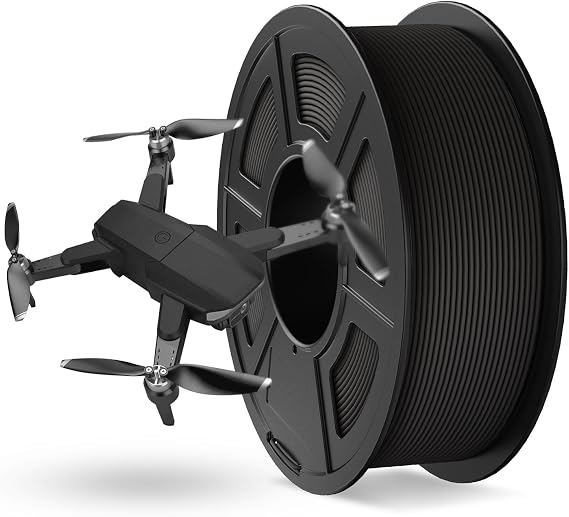 JAYO High Speed Matte PETG Filament 1.75mm Black 1.1kg Spool(2.4lbs)
