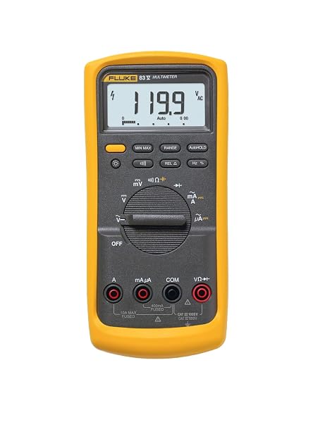 FLUKE Digital Multimeter Digital Tester Digital Multimeter True RMS High Accuracy Voltage Ammeter Resistance Measurement Industrial Professional 83-5