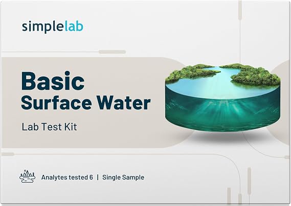 Basic Surface Water Test Lab Analysis for Aquatic Life and Waterbody Health | Water Quality Testing Kit for Lakes, Ponds, and Other Surface Water