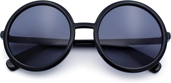 SA106 Womens Wizard Round Circle Lens Plastic Mod Fashion Sunglasses