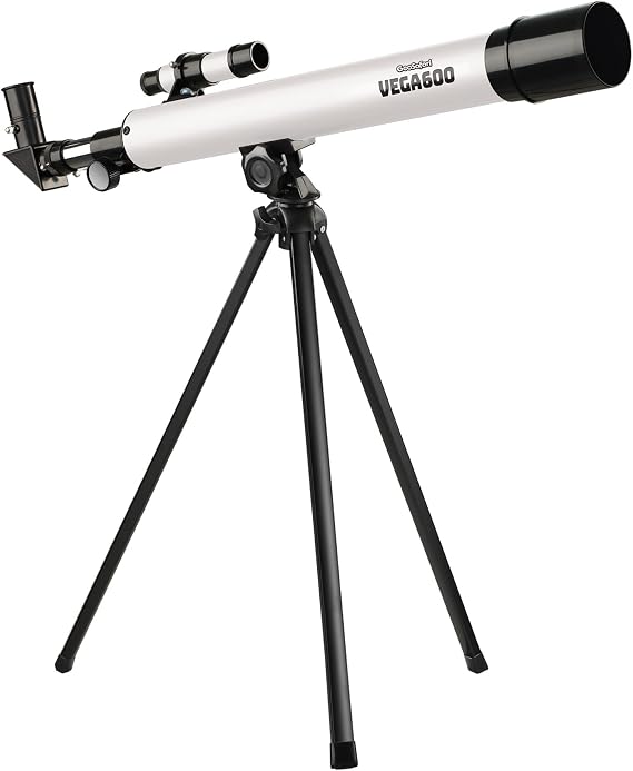 Educational Insights GeoSafari Vega 600 Telescope | Beginner Telescope for Kids, Kids Planet Viewing, Astronomy and Stargazing, STEM Learning, Telescopes for Beginners