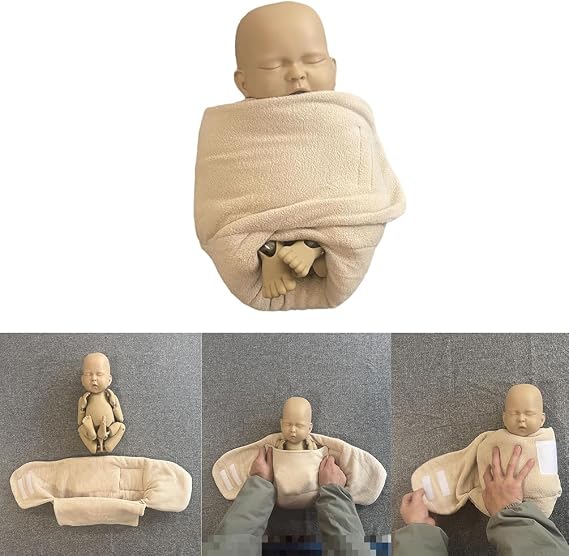 Newborn Photography Props Wrap Mat Infant Boy Girl Stuffer Posing Wrap