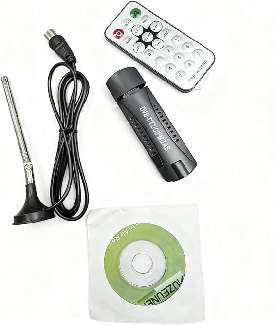 DVB-T USB Stick Receiver Set DVB-T+FM+DVB-C+DAB & SDR Receiver Full Kit