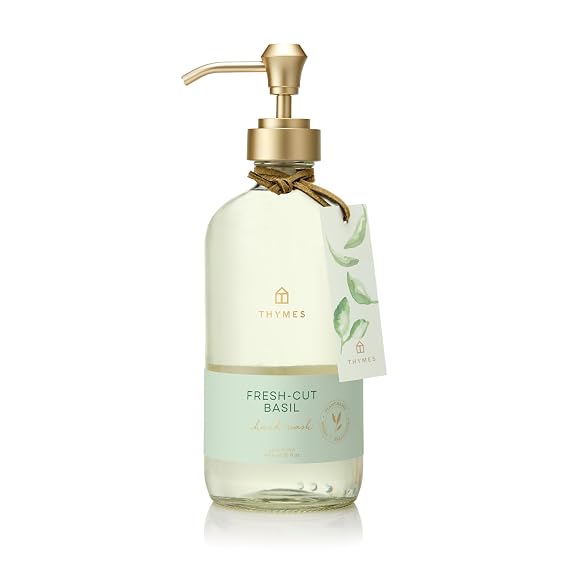 Thymes Hand Wash - 15 Fl Oz - Fresh-Cut Basil
