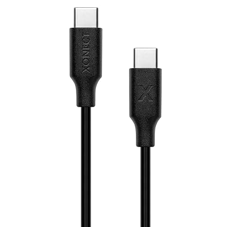 Type-C to Type-C ile Uyumlu iPhone ve Samsung ile Uyumlu Hızlı Şarj ve Data Kablosu 200 cm (Siyah)