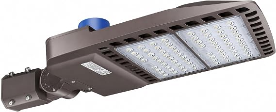 ledmo LED Parking Lot Light 200W, Commercial Outdoor Area Lighting | Dusk to Dawn Photocell, Super Bright 5000K 26000 LM Slipfitter Pole Mount for Farm Yard Driveway Gas Station