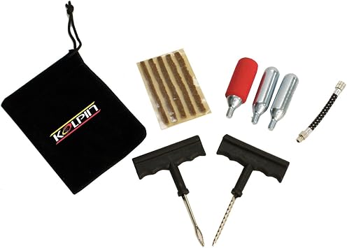 Kolpin Tire Repair Kit - 89510, Black