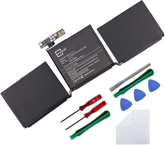 New Replacement Battery Compatible with Apple MacBook Pro 13'' A1708 MLL42CH/A MLUQ2CH/A Late 2016 Mid 2017 Version A1713 Internal Battery + Tools