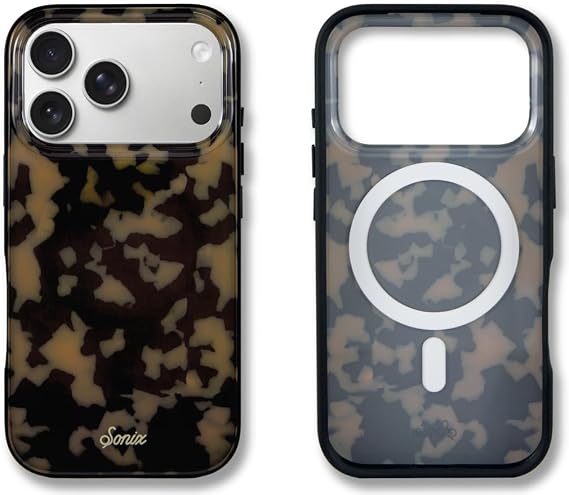 Sonix Case for iPhone 17 Pro | Compatible with MagSafe | 10ft Drop Tested | Tortoiseshell | Brown Tort