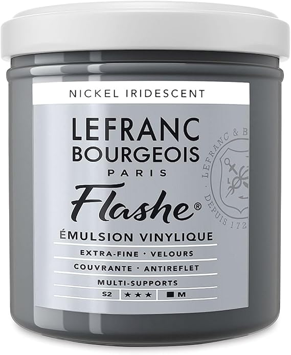 Lefranc & Bourgeois - Flashe Matte Artist's Color - 125ml Jar - Nickel