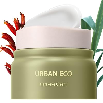 THESAEM Urban Eco Harakeke Cream 1.69oz. Vegan Face Moisturizer with Harakeke Extracts and Hyaluronic Acid - Soft Melting Texture Facial Cream for Hydration and Intense Nourishment