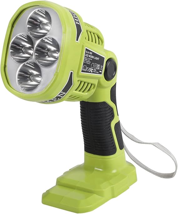 YEX-BUR 12W 1120LM LED Work Light for Ryobi 18v Battery
