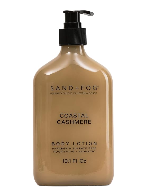 Sand + Fog Coastal Cashmere Body Lotion, Nourishing Aromatic, 10.1 oz