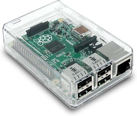 sb components Premium Transparent Closed Case for Raspberry Pi 2 Model B Good for Xbmc Users
