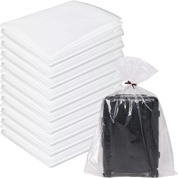 Extra Large Clear Plastic Storage Bags, 10 Pcs 100x150 cm(40x60 Inches)