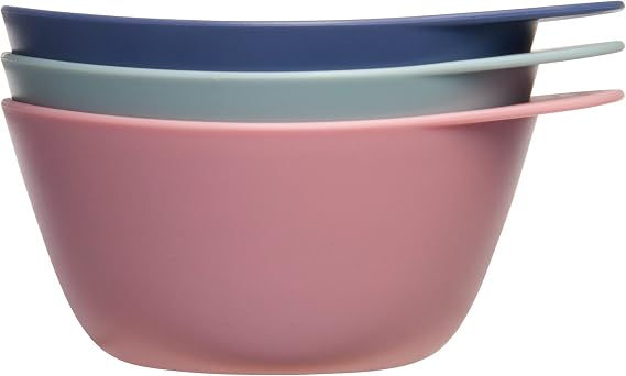 Fromm Color Mixing Bowl 3-Piece Set 10 oz, Professional Salon Mixing Bowls, Hair Color Bowls for Colorists & Hair Stylists, Spill-Proof Rubber Base for Hair Dye, Bleach, Toner & Color, Salon Supplies