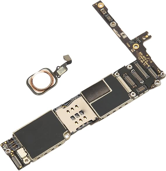 Mainboard for IOS 6 Plus US version, Cell Phone Mainboard Logic Board Plate, Unlocked Motherboard with Touch ID Fingerprint Touchpad, Replacement Cell Phone Parts 128GB
