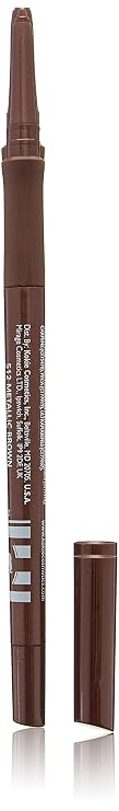Kokie Cosmetics Retractable Kohl Eyeliner, Metallic Brown, 0.012 Ounce