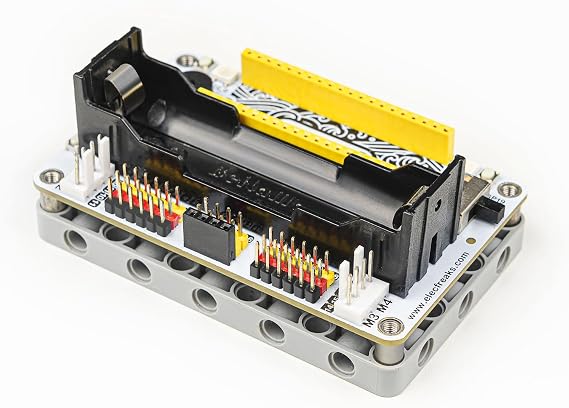ELECFREAKS Wukong2040 Expansion Board Adapter for Raspberry Pi Pico Breakout Board with Buzzer/Rainbow Lights/Motor Interface/IO Interface Expansion