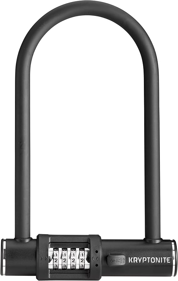 Kryptonite Parkview Combo Bike U-Lock, 12mm Steel Anti-Theft Bicycle Lock