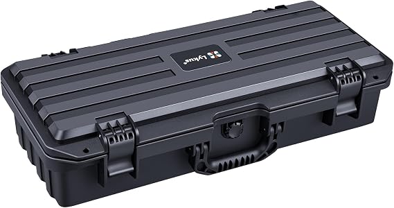 Lykus HC-5021 Waterproof Hard Case with Foam, Inner Size 20.12*7.36*4.06in
