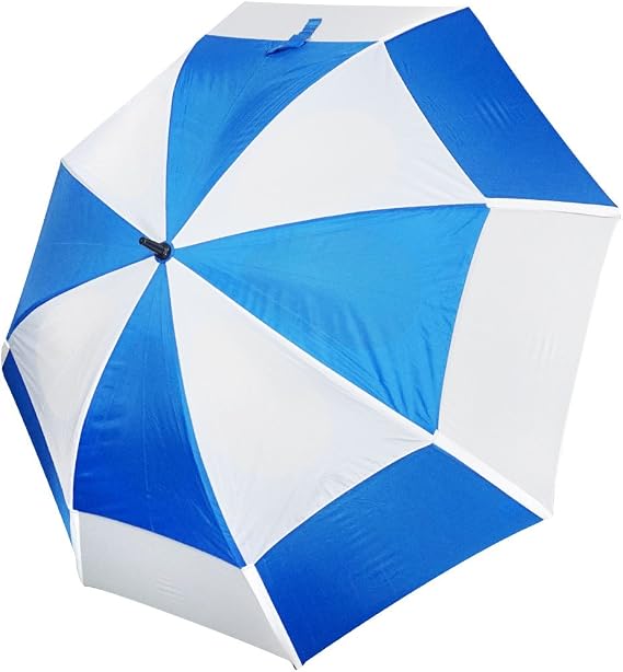 GustBuster 55162RO-WH Pro Series Gold Golf Manual Umbrella, Royal & White - 62 in.
