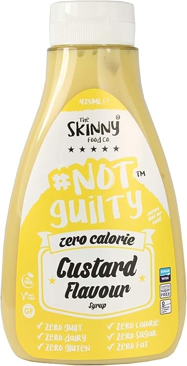 Skinny Foods Zero Calorie Skinny Syrup- Custard Flavour (425ml)