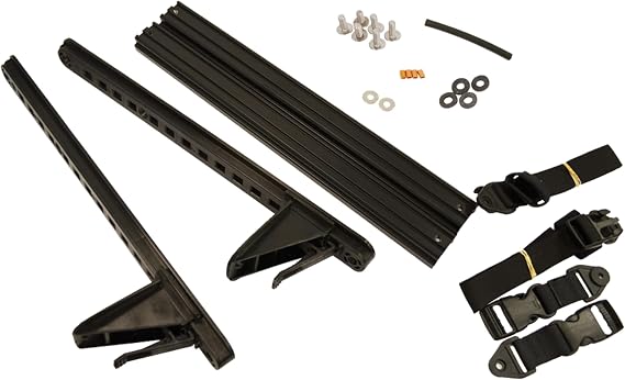 Harmony Gear Supplemental Steering Kit for Tandem Kayak Rudder Systems | Wilderness Systems and Perception Kayaks | Foot Braces and Extension Straps, Black, One Size (8023053)