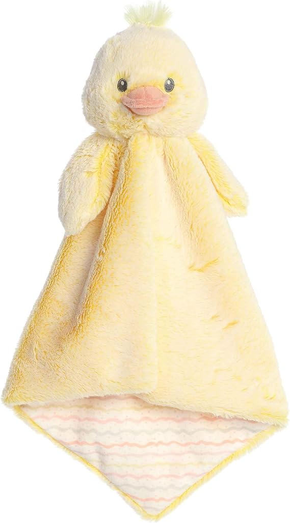 Ebba Cuddlers Luvster 16" Dani Duck Luvster Snuggly Baby Stuffed Animal | Plush animal heads with blanket-like bodies