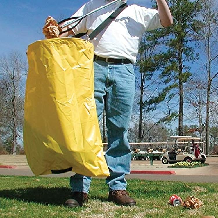 Mohawk Litter Bag with Strap, 4.45 cu. ft. | Reusable, Vinyl-covered Nylon Bag | Removable Shoulder Strap for Convenient Carrying | Handle at the Base for Hassle-free Emptying | Handwashable.