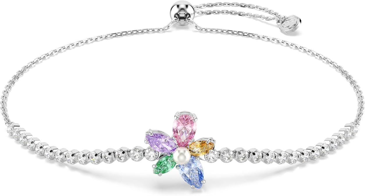 Swarovski Ariana Grande X Swarovski Collection, Mixed Cuts, Multicolored, Rhodium Plated