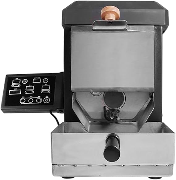 Coffee Bean Roaster, 200g Stainless Steel Coffee Bean Baker Peanut Roaster, with Adjustable Speed, Drum Type for Home and Commercial Use 110V