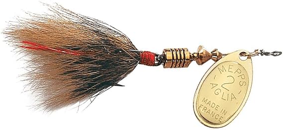 Mepps Aglia 1/8 Oz Gold-Brown - B1ST G-BR