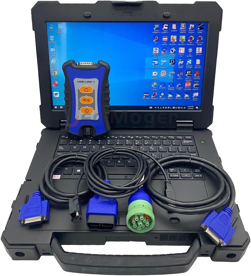 Diesel Laptops for Nexiq USB Link 3 with Repair Information & Diagnostic Software Bt Wf Nexiq 3 with Laptop DeLLL and Multiple Software