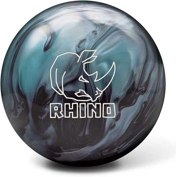Brunswick Rhino Reactive PRE-DRILLED Bowling Ball- Metallic Blue/Black 12lbs