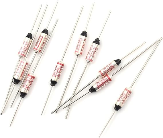Fuse 5/10Pcs SF214E Cutoffs for Thermal Fuse 216 C 216 Degree 10A 250V Circuit Cut Off Thermal Fuse Thermal Cutoffs (Color : 10pcs)