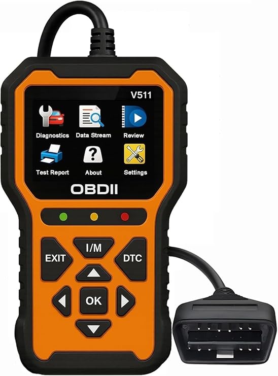 OBD2 Scanner, OBD2 Code Reader, Car Diagnostic Scanner, Check Engine Light Code Reader, Universal OBD2 Scan Tool, with Live Data, I/M Readiness, Clear Error Codes