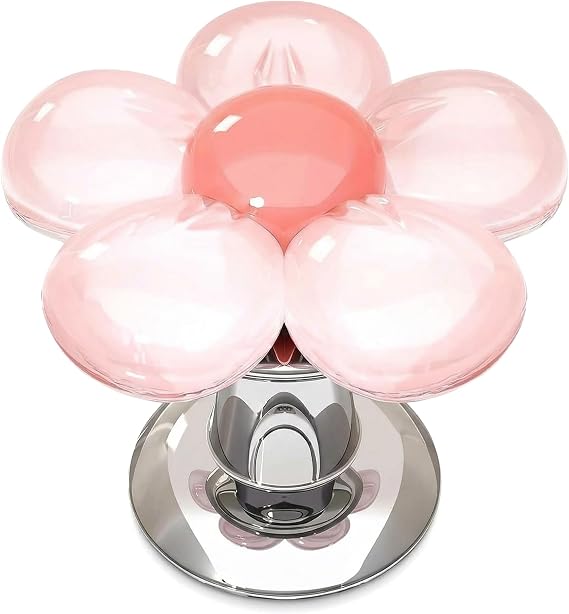 Push to Start Button Cover Car Accessories Cute Engine Starter Decor Girly Pink Cherry Blossom Floral Aesthetic Interior Stuff for Women