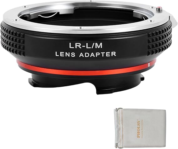 PHOLSY Lens Mount Adapter Compatible with Leica R Lens and Leica M Camera | Manual Mount Converter Compatible with Leica R to Leica M, Leica R to M