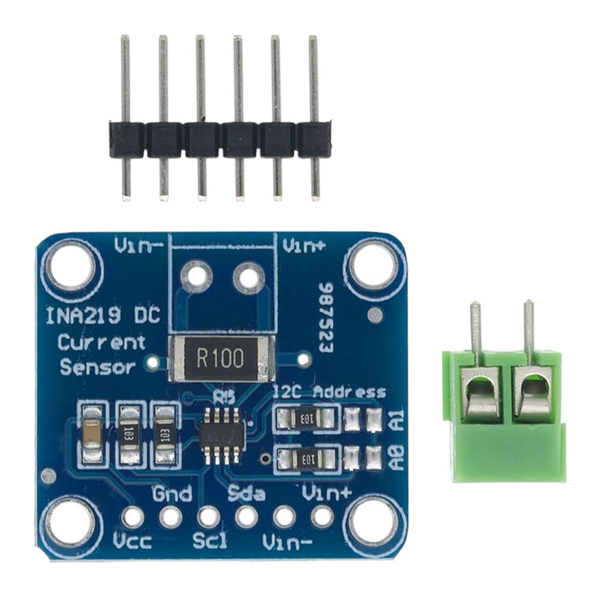 INA219 Bi-Directional DC Current Power Supply Sensor SOT23 Breakout Module DIY 3V-5V IIC I2C Power Monitoring Sensor Module New 2025 for Arrival High for Quality